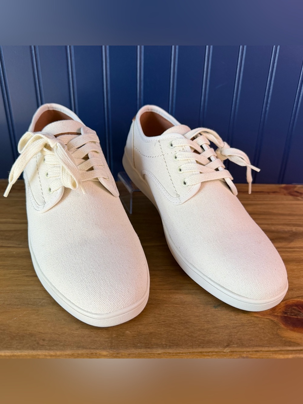 Steve Madden Fenta Cream Canvas Sneakers Men’s Size 10 NIB